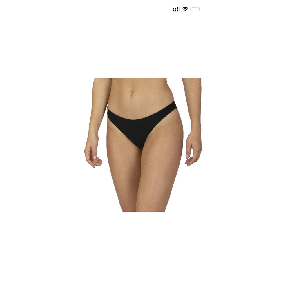 Hurley Women's Quick Dry  Surf Bikini Bottom BLACK SZ M NWT